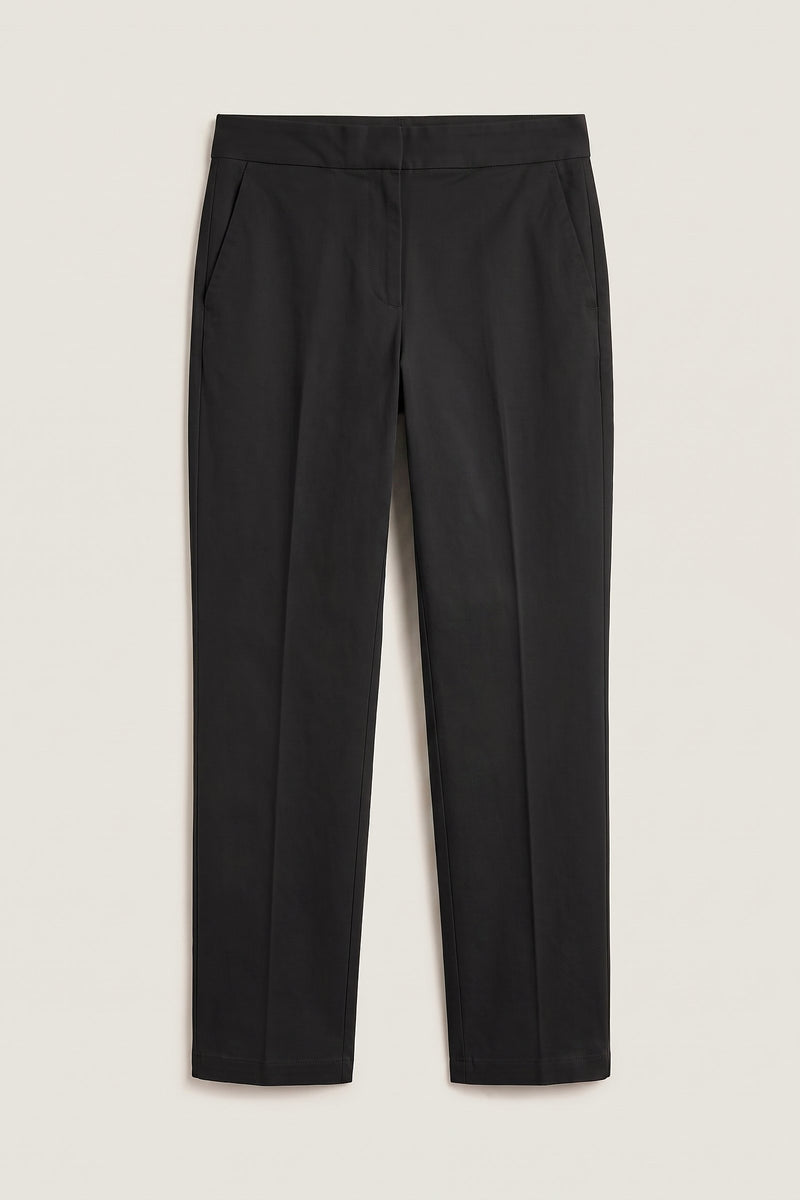 Frey chinos i svart — liggande produktbild